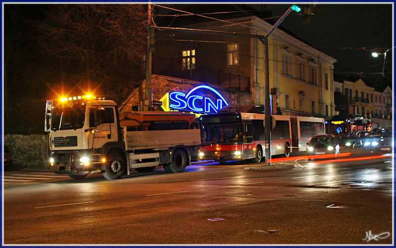 2012/01/11 | Schadhafter Bus (8284) in der Billrothstraße - Bild 01