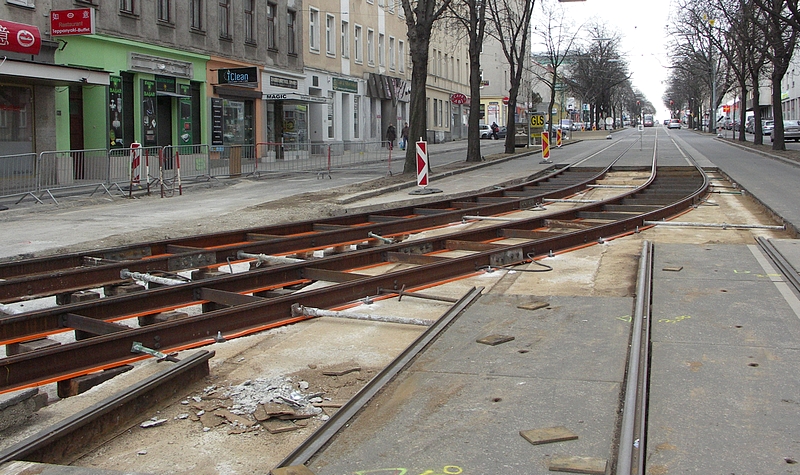 Vorarbeiten U1/Süd - 221