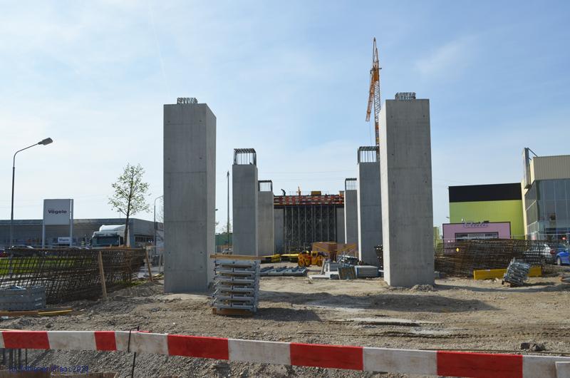 2012-04-02 _ Bauarbeiten Linie 26neu Gewerbepark