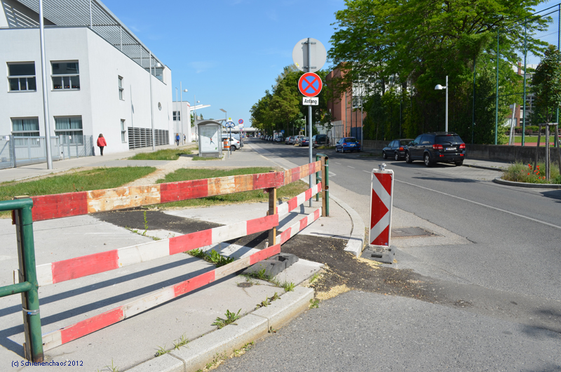 2012-05-18 _ Bauarbeiten Linie 25neu Prandaugasse