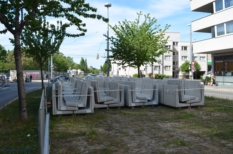 2012-05-18 _ Bauarbeiten Linie 25neu Tokiostraße