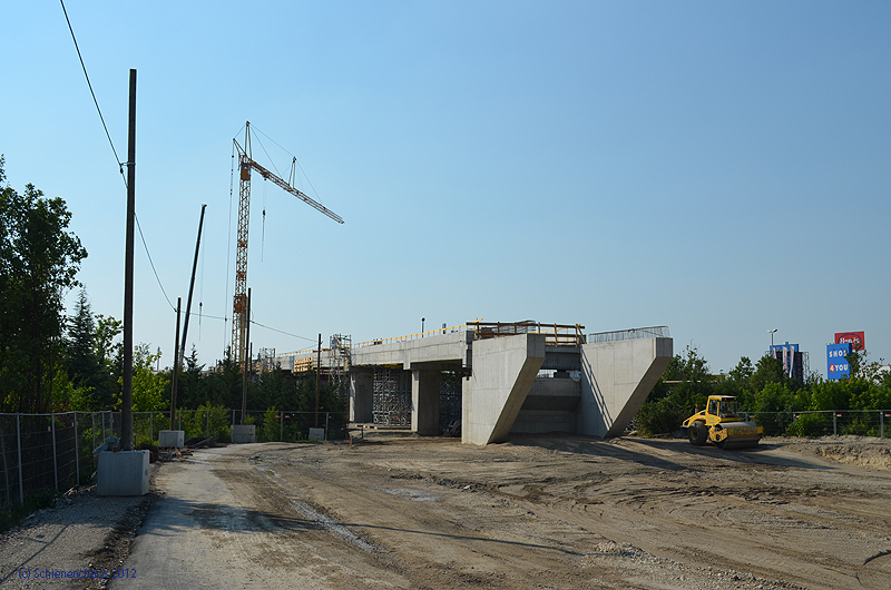 2012-06-19 _ Bauarbeiten Linie 26neu Rampe Ost