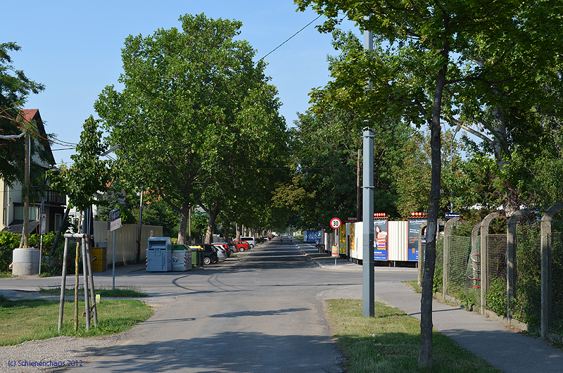 2012-06-19 _ Bauarbeiten Linie 26neu Oberfeldgasse