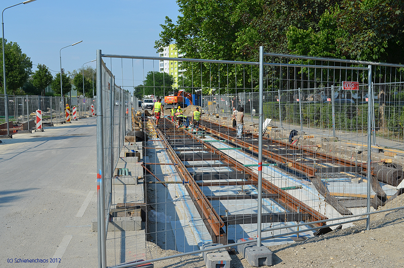 2012-06-19 _ Bauarbeiten Linie 26neu Ziegelhofstraße