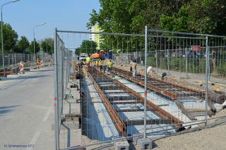 2012-06-19 _ Bauarbeiten Linie 26neu Ziegelhofstraße