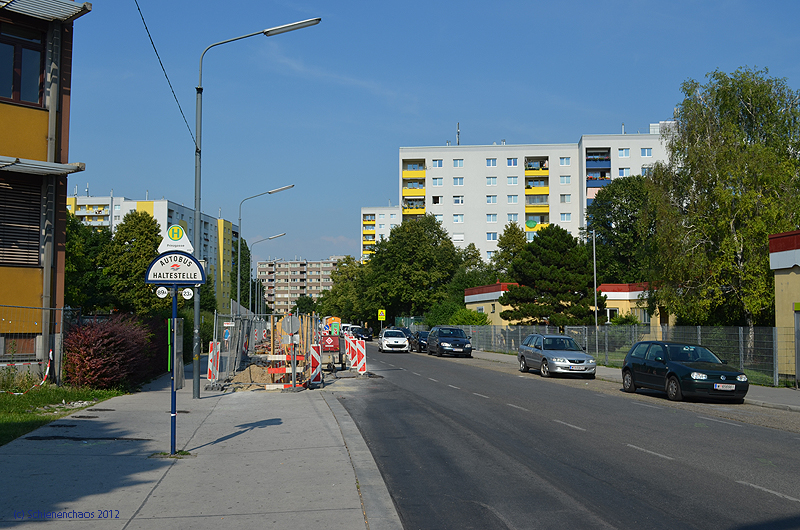 2012-06-19 _ Bauarbeiten Linie 26neu Pirquetgasse