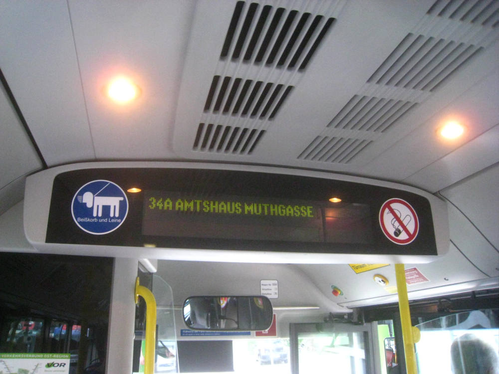 34A Innenanzeige