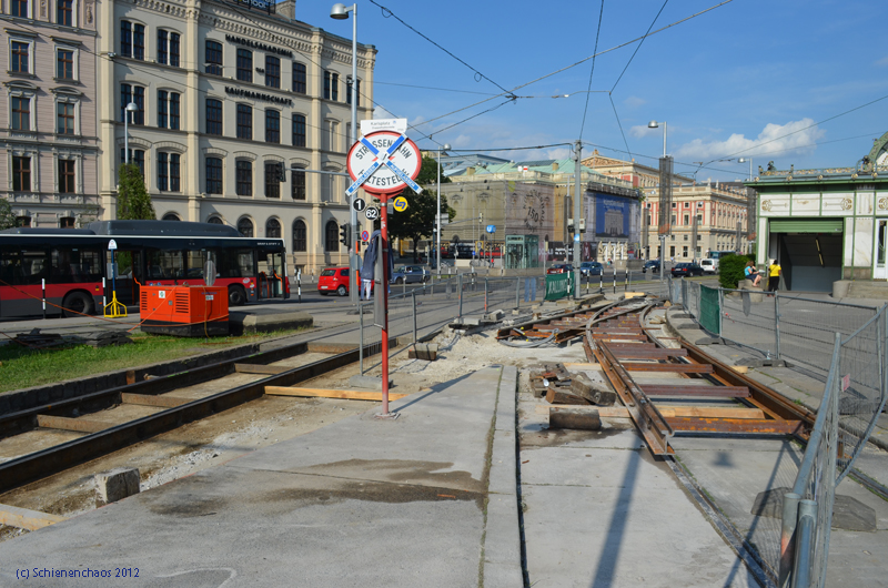 2012-06-27 _ Bauarbeiten Gleisverbindung Karlsplatz
