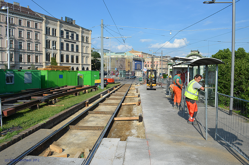 2012-06-27 _ Bauarbeiten Gleisverbindung Karlsplatz