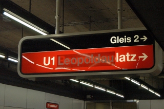 Temporäre U1-Endstation Schwedenplatz