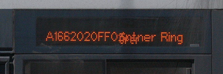 ULF-Display mit "Sprechdurchfall"