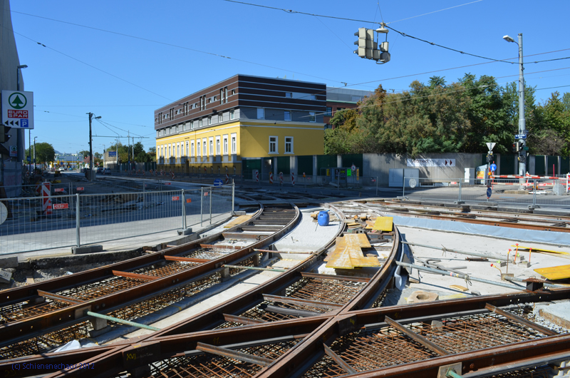 2012-09-09 _ Bauarbeiten Linie 25neu Donaufelder Straße