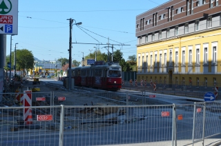 2012-09-09 _ Bauarbeiten Linie 25neu Donaufelder Straße