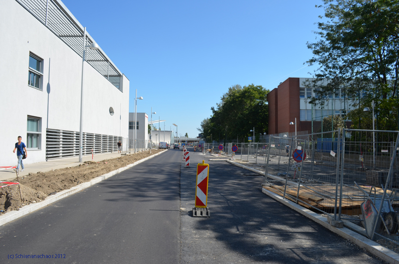 2012-09-09 _ Bauarbeiten Linie 25neu Prandaugasse