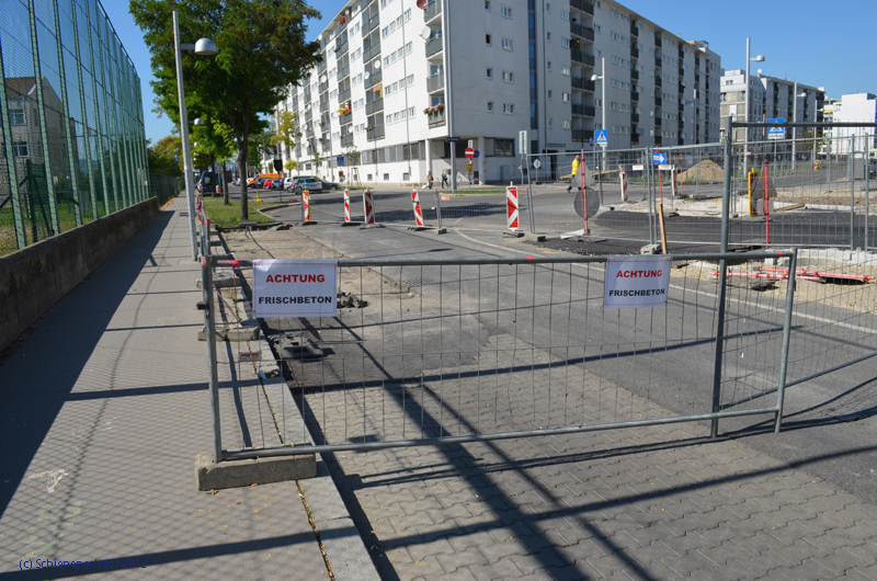 2012-09-09 _ Bauarbeiten Linie 25neu Prandaugasse