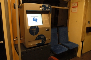 Touchscreen-Automat in TW 112