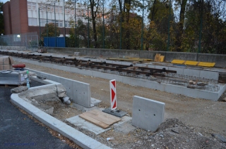 2012-10-28 _ Bauarbeiten Linie 25neu Prandaugasse