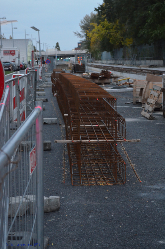 2012-10-28 _ Bauarbeiten Linie 25neu Prandaugasse