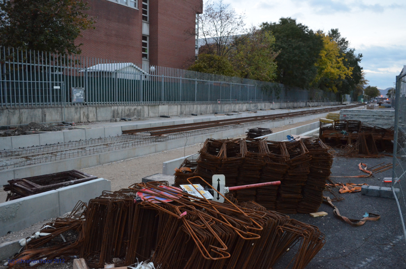 2012-10-28 _ Bauarbeiten Linie 25neu Prandaugasse