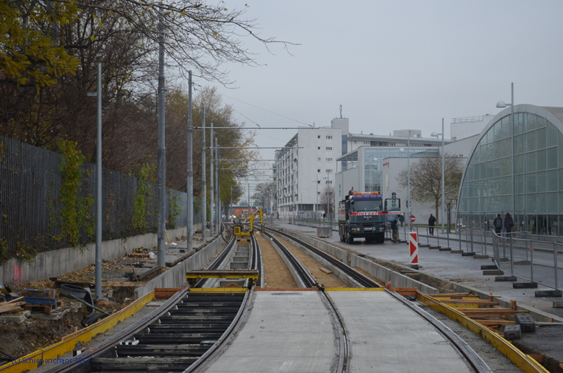 2012-11-23 _ Bauarbeiten Linie 25neu Prandaugasse