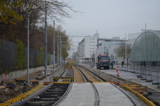 2012-11-23 _ Bauarbeiten Linie 25neu Prandaugasse