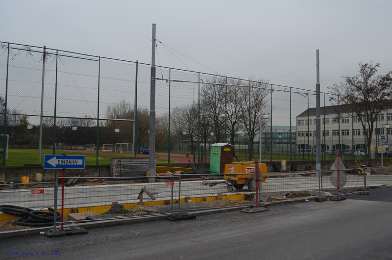 2012-11-23 _ Bauarbeiten Linie 25neu Prandaugasse