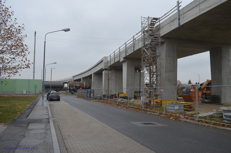 2012-11-23 _ Bauarbeiten Linie 26neu Gewerbepark