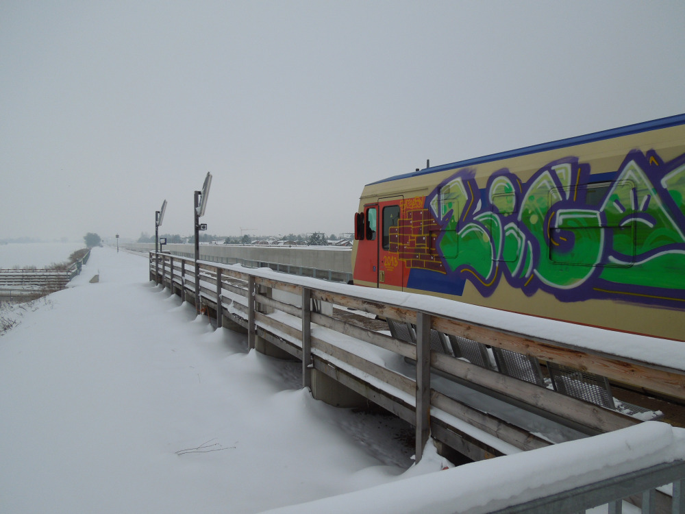Hausfeldstraße ÖBB Winter
