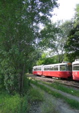 67er Schnellstraßenbahnstrecke 2013-06 09