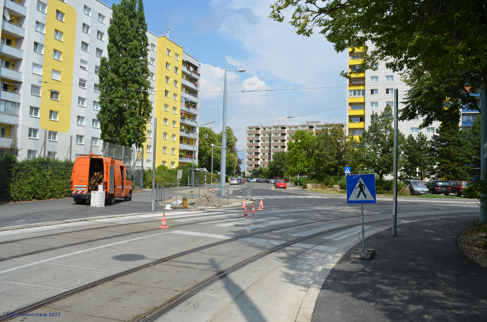 2013-07-25 _ Bauarbeiten Linie 26neu Pirquetgasse