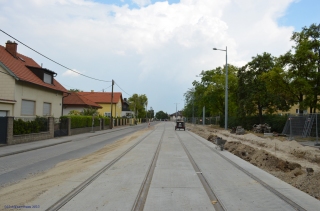 2013-07-25 _ Bauarbeiten Linie 26neu Am Heidjöchl