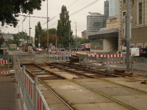 Bauarbeiten Radetzkybrücke