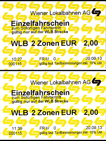 Automatenfahrscheine