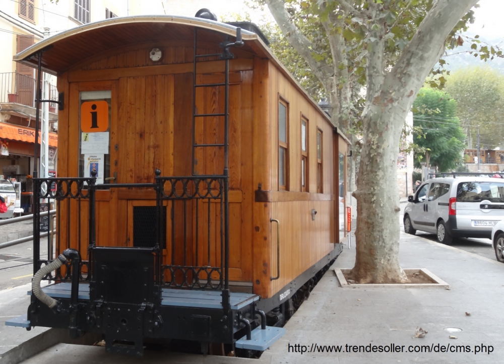 Informationswagen in Soller