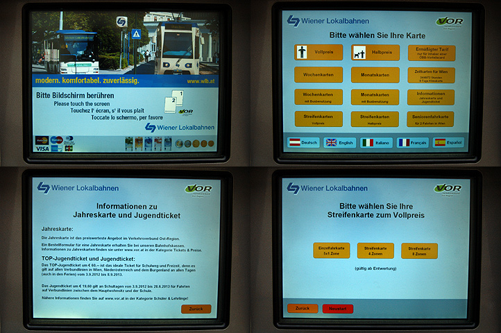 GUI Touchscreen-Automat (stationär)