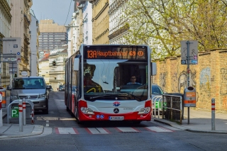 Einsatz von Citaro Gelenkbussen auf Linie 13A