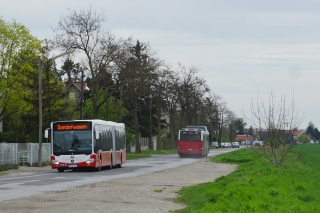 2016-04-15 | 8842 (Sonderwagen) und 8036 (28A) in der Egon-Friedell-Gasse