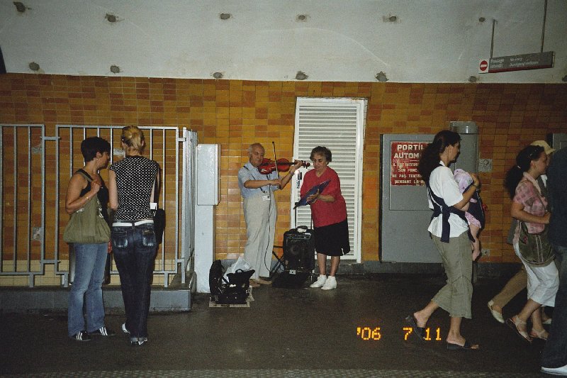 U-Bahnmusikanten in Paris