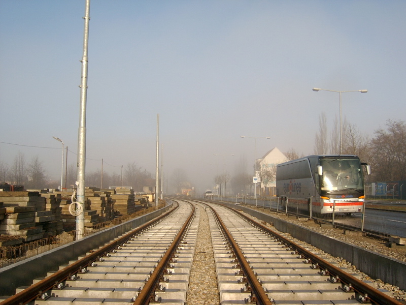 Umbau der 31/30 Trasse in Stammersdorf 2