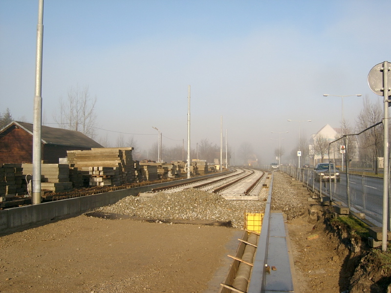 Umbau der 31/30 Trasse in Stammersdorf 1