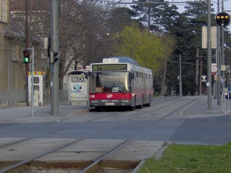 Schienenersatzverkehr auf der Linie 26 3