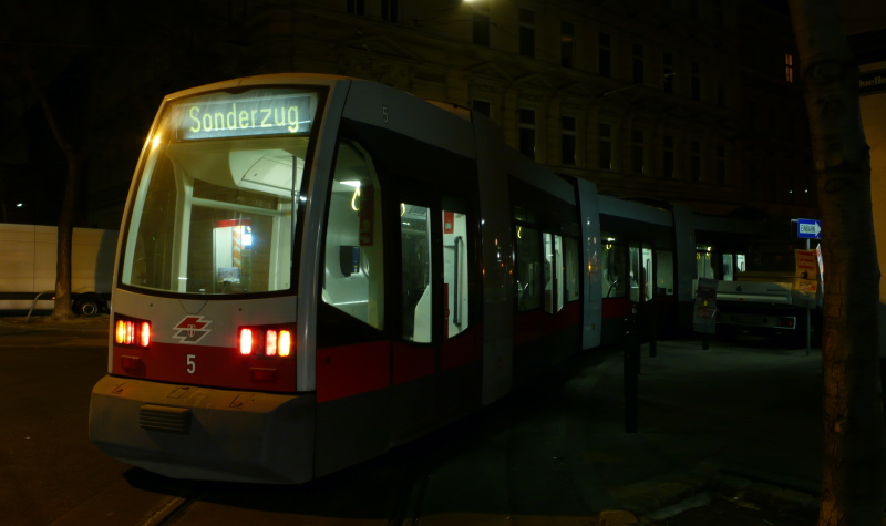 ULF in der Siccardsburggasse (Sonderzug)