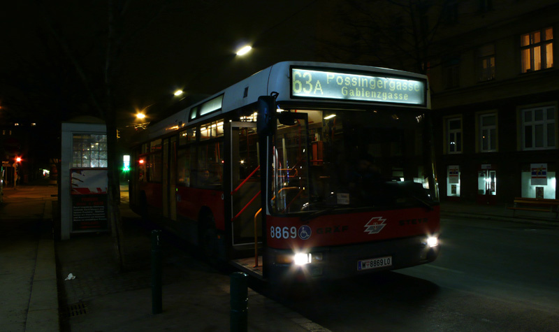 63A 8869 Fahrziel Possingergasse
